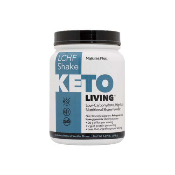 KETOLIVING BATIDO VAINILLA 578 G NATURES PLUS