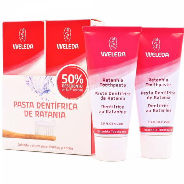 WELEDA PACK PASTA DENTIFRICA RATANIA 75 ML