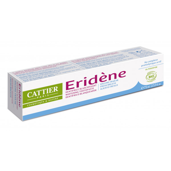 ERIDENE DENTIFRICO BLANQUEADOR ALIENTO FRESCO 75 CC CATTIER