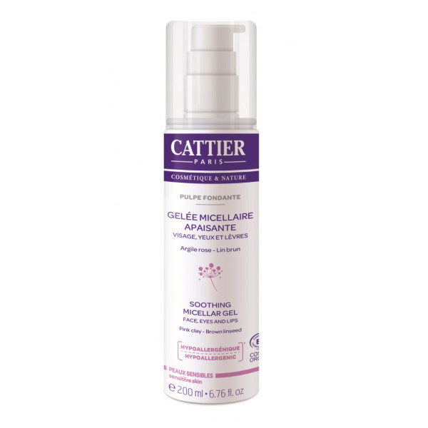 CATTIER GEL MICELAR CALMANTE PIELES SENSIBLES 200 CC