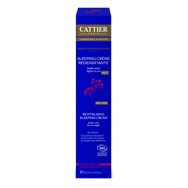 CATTIER CREMA NOCHE SLEEPING CREAM ANTIEDAD REDENSIFICANTE - ARRUGAS FIRMEZA 50 CC
