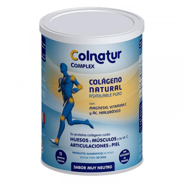 Colnatur Complex Neutro - Colágeno con Magnesio y Vitamina C para Músculos  y Articulaciones, 330g