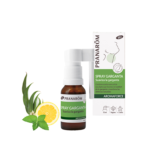 Pranarom Aromaforce Spray Garganta BIO, 15 ml