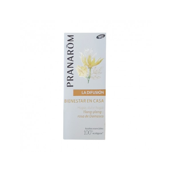 BIENESTAR EN CASA (YLANG YLAG ROSA DAMASCENA) 30CC DIFUSION PRANAROM