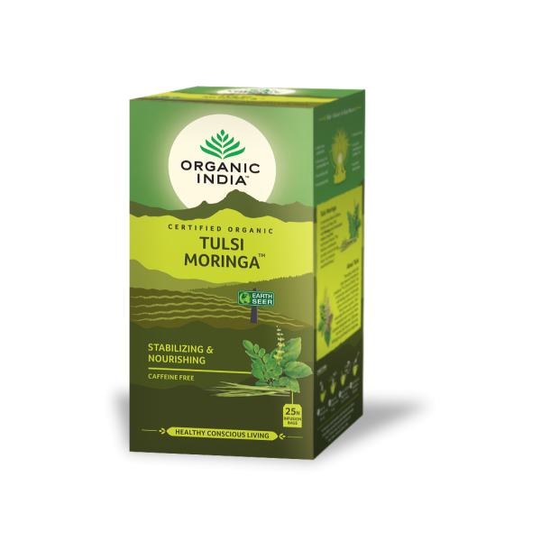 TULSI MORINGA 25 SOBRES ORGANIC INDIA