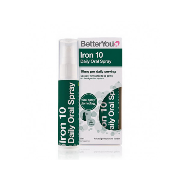 IRON 10 HIERRO SPRAY ORAL 25 ML BETTER YOU