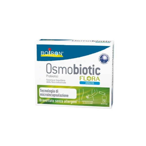 OSMOBIOTIC (PROBIOTIC) FLORA ADULTO 12 SOBRES 1,6 G BOIRON