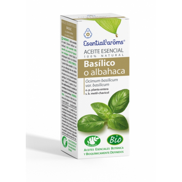 ACEITE ESENCIAL DE BASILICO (ALBAHACA) 10 ML BIO (OCIMUM BASILICUM OP TOTUM) ESENTIAL AROMS INTERSA