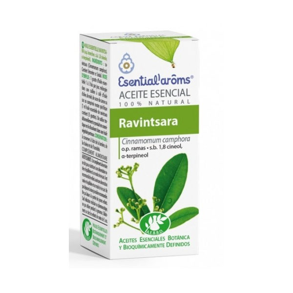 ACEITE ESENCIAL DE RAVINTSARA 5 ML (CINNAMOMUM CAMPHORA HOJAS) ESENTIAL AROMS INTERSA