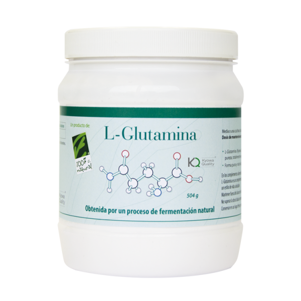 GLUTAMINA POLVO KYOWA QUALITY 504 GRAMOS CIEN POR CIEN NATURAL