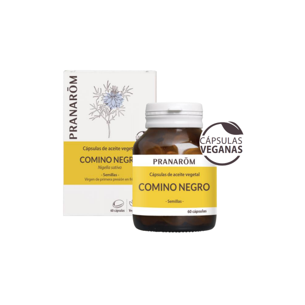 COMINO NEGRO ACEITE VEGETAL 750 MG 60 CAP VEG BIO PRANAROM