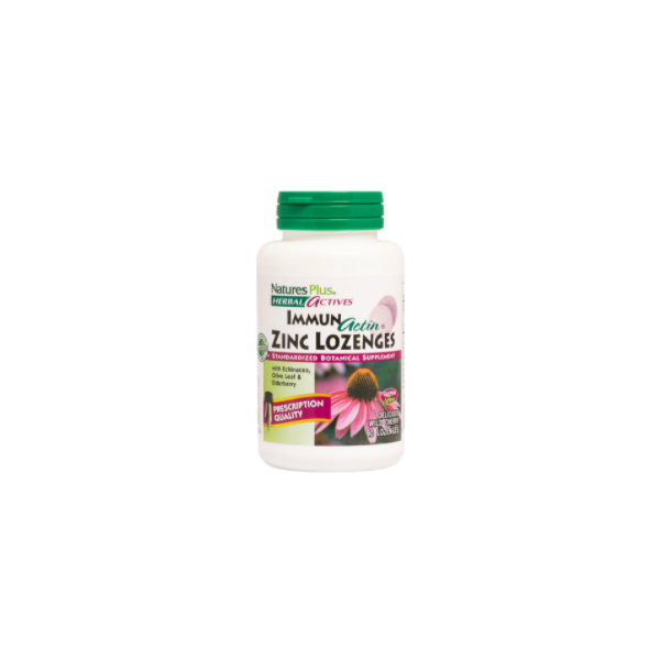 ZINC LOZENGES IMMUNACTIN 10 MG 60 COMP MAST NATURE'S PLUS