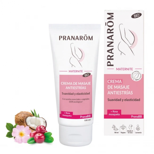 PRANABEBE MATERNIDAD CREMA ANTIESTRIAS BIO 100 CC PRANAROM