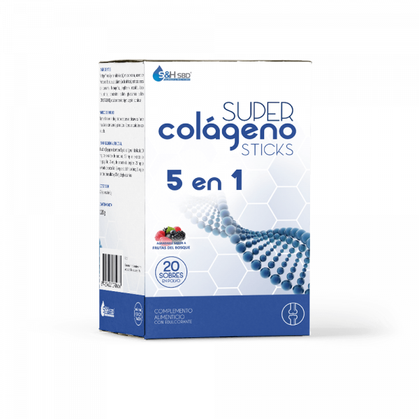 COLAGENO SUPER STICKS 5 EN 1 20 SOBRES SCIENCE HEALTH