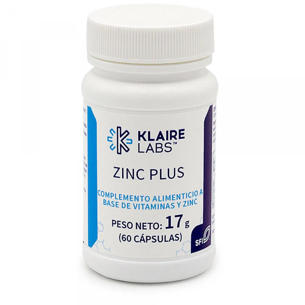 ZINC PLUS 60 CAP KLAIRE VALENTIA BIOLOGICS