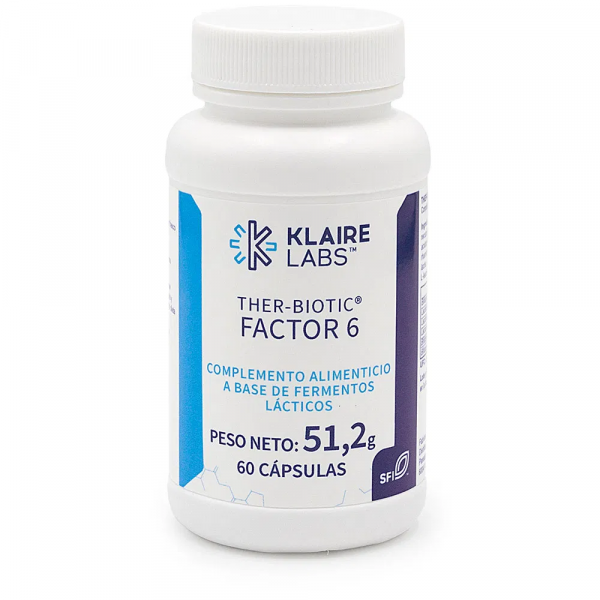 THER BIOTIC FACTOR 6 60 CAP KLAIRE LABS VALENTIA BIOLOGICS