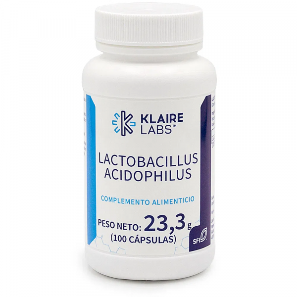 LACTOBACILLUS ACIDOPHILUS 100 CAP KLAIRE LABS VALENTIA BIOLOGICS