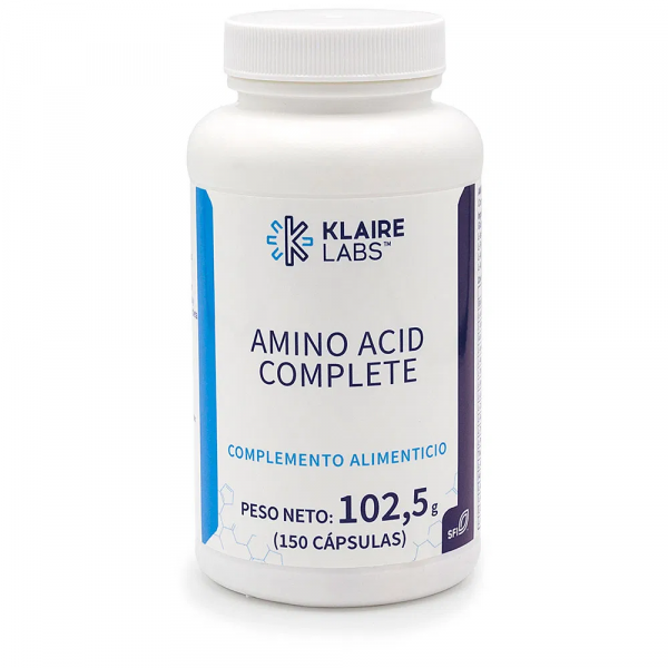 AMINO ACID COMPLETE 150 CAP KLAIRE VALENTIA BIOLOGICS