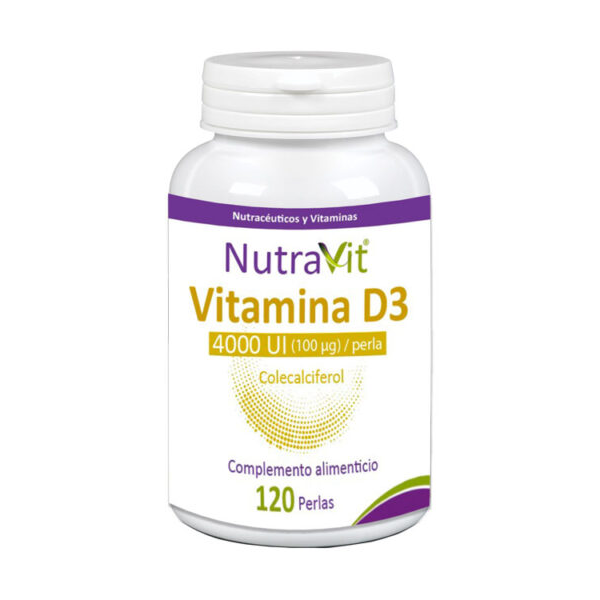 VITAMINA D3 100 MCG 120 PERLAS NUTRAVIT