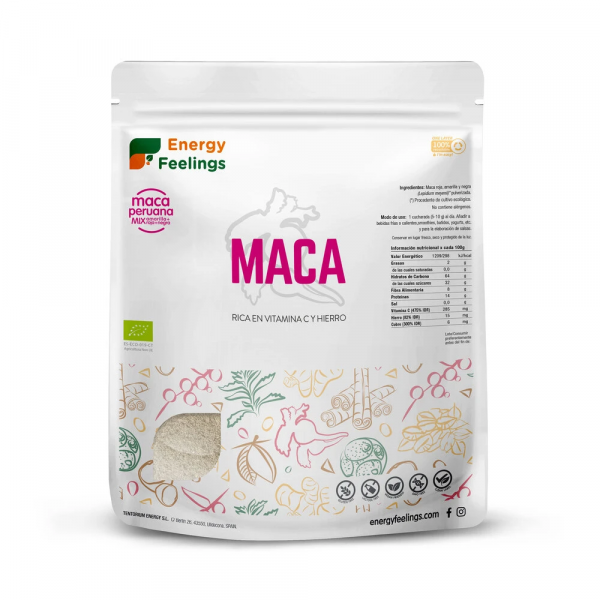 MACA POLVO ECO XXL PACK 1 KG ENERGY FRUITS