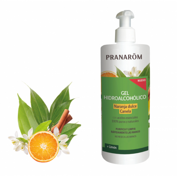 AROMAFORCE GEL HIDROALCOHOLICO NARANJA Y CANELA 50 CC BIO PRANAROM