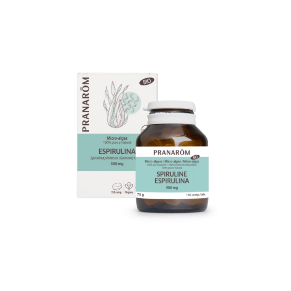 ESPIRULINA 500 MG 200 COMP PRANAROM