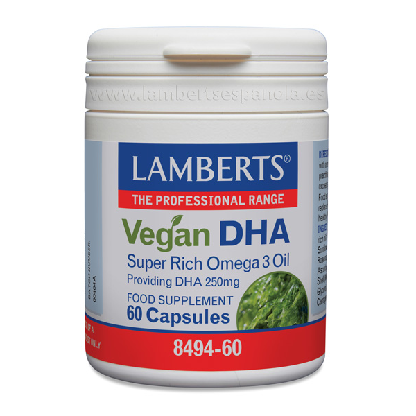 VEGAN DHA 250MG 60 CAPS LAMBERTS