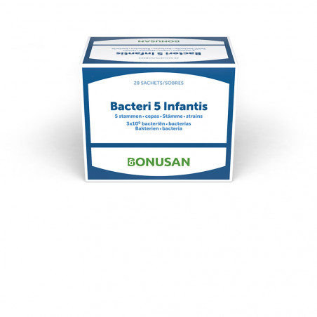 Comprar BACTERI 5 INFANTIS 28 SOBRES BONUSAN | Farmacia Coliseum