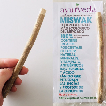 Comprar online MISWAK CEPILLO DENTAL ECO NATURAL AYURVEDA AUTENTICO