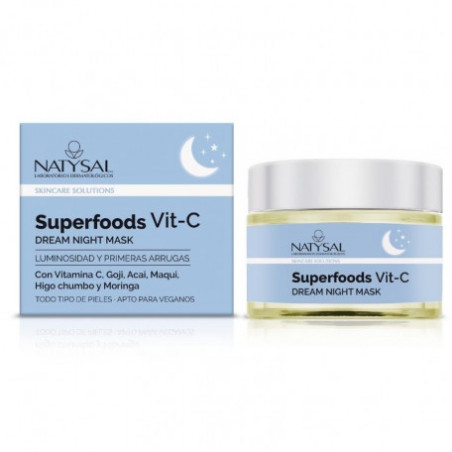 Comprar SUPERFOODS VIT C DREAMS NIGHT MASK 50 ML NATYSAL online - Farmacia Coliseum