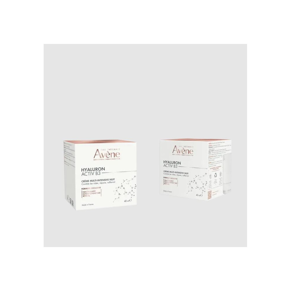 AVENE HYALURON ACTIV B3 CREMA MULTI INTENSIVA DE NOCHE 40 ML - Farmacia Coliseum