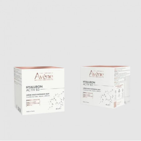 AVENE HYALURON ACTIV B3 CREMA MULTI INTENSIVA DE NOCHE 40 ML - Farmacia Coliseum