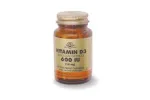 VITAMINA D3 600 UI (15MCG) COLECALCIFEROL DE LANOLINA 60 CAP SOLGAR